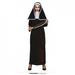 COSTUME KILLER NUN DONNA TG. L 42-44