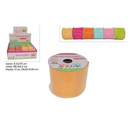 NASTRO JUTA mm6,3x275cm COLORI ASS.TI 1pz