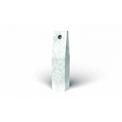 SCATOLA PORTA 1 BOTTIGLIA STICK 9x9x38cm GRIGIO DAMASCO