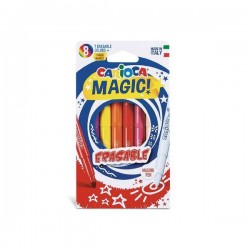 CARIOCA PENNARELLI MAGICI CANCELLABILI ERASABLE 8pz