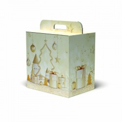 SCATOLA REGALO C/MANIGLIA LINEA 200 33x24x34cm