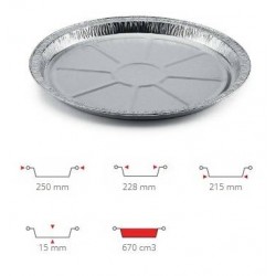 TEGLIA ALLUMINIO C2G 100pz CONTITAL