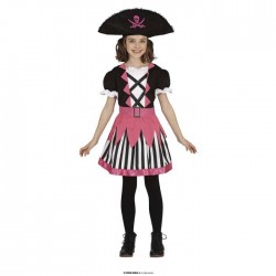 COSTUME BAMBINA PIRATA 3-4 ANNI
