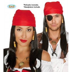 PARRUCCA PIRATA CON BANDANA