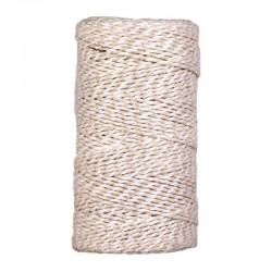 CORDINO BICOLORE mm2x100mt CREAM/WHITE