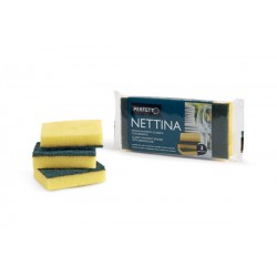 SPUGNA ABRASIVA NETTINA 3pz