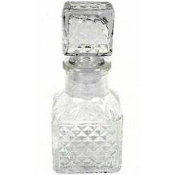 BOTTIGLIA VETRO DECOR QUADRATA 50ml