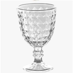 BICCHIERI GLINTIQUE IN VETRO 6pz DIAMOND