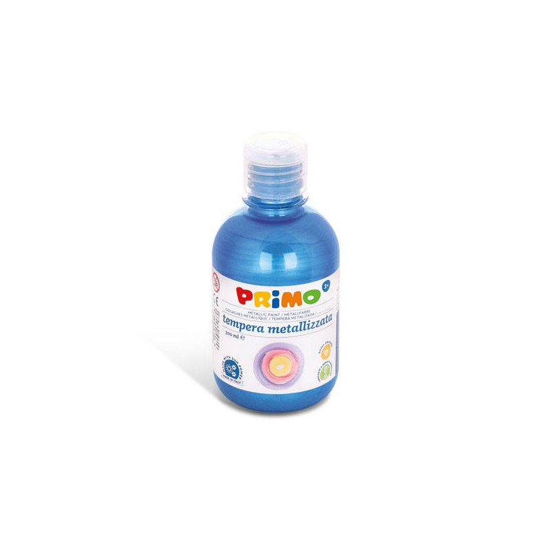 TEMPERA IN BOTTIGLIA 300ml METALLIZZATA BLU OLTREMARE 500 PRIMO