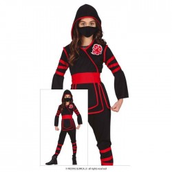 COSTUME NINJA BIMBA 5-6 ANNI