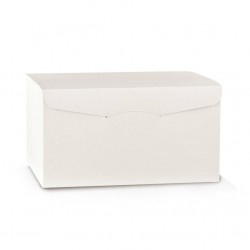 SCATOLA SEGRETO 4 BOTTIGLIE 32,5x17,5x18cm FIBRA BIANCO