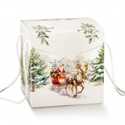 SCATOLA SEGRETO C/CORDINI 21x21x21cm PAESAGGIO