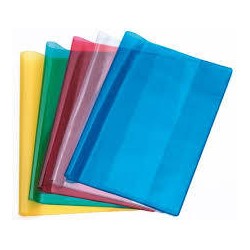 COPERTINA COPRI LIBRO CRISTALLUX 50x31cm ROSSO 25pz