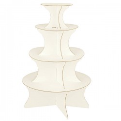 ALZATA MAXI ø63x100cm SETA BIANCO