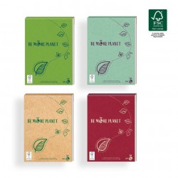 BLOCCO COLLATO A6 10x15cm BE MORE PLANET 100fg