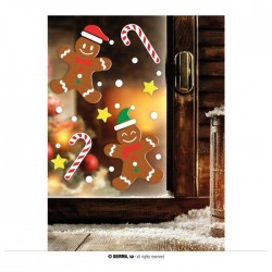 DECORAZIONE IN GEL BISCOTTO PAN DI ZENZERO 20x25cm