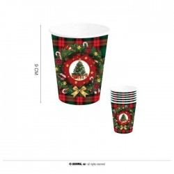 BICCHIERI ALBERO DI NATALE 240ml