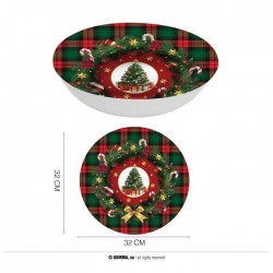 CIOTOLA ALBERO DI NATALE IN PVC Ø32cm