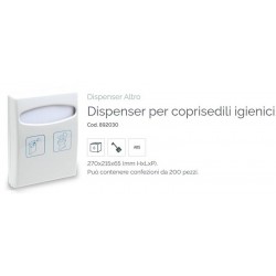 DISPENSER COPRIWC SEDILI IGIENICI 27x21x6,5cm 8792030 LUCART