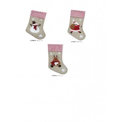 CALZA NATALIZIA 50cm 1pz ASS.TA