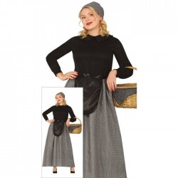 COSTUME VENDITRICE DI CASTAGNE TG.XL 44-46