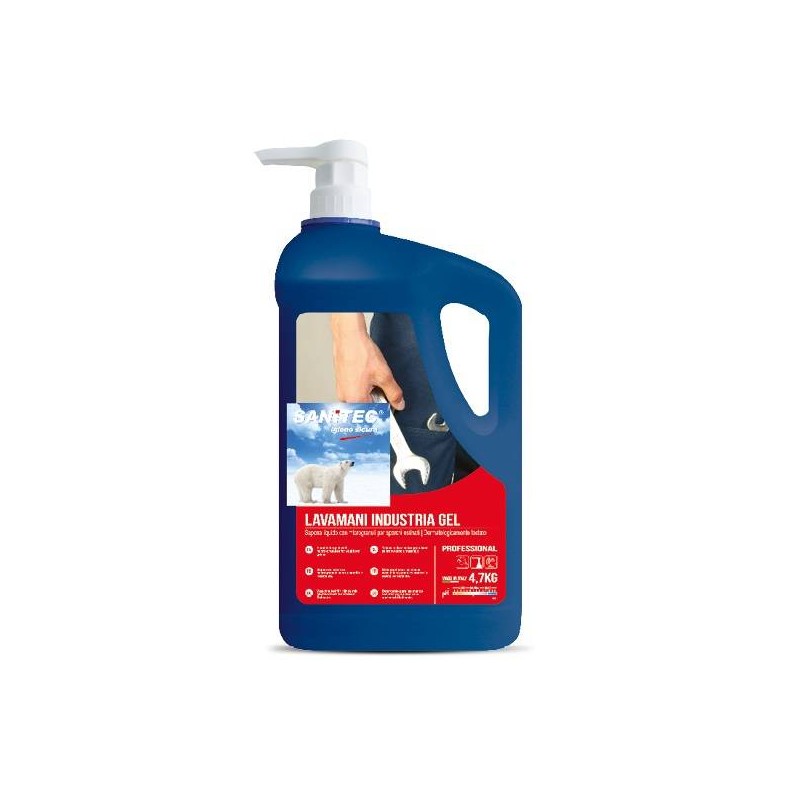 SAPONE LAVAMANI INDUSTRIA GEL MICROGRANULI 4,7kg