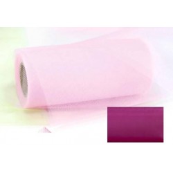 TULLE ROTOLO H.25 100mt COLOR STAR FUCSIA K3