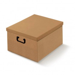 SCATOLA ARMADIO AVANA LISCIA 40x46x23cm C/MANIGLIE