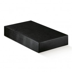 CANTINETTA 6 BOTTIGLIE 34x56x9cm PELLE NERO