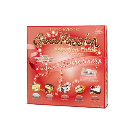 CONFETTI CIOCO PASSION LIETO EVENTO SEL. COLOR IMB. SING. ROSSO 500gr