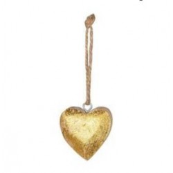 CUORE ORO C/APPENDINO 5cm