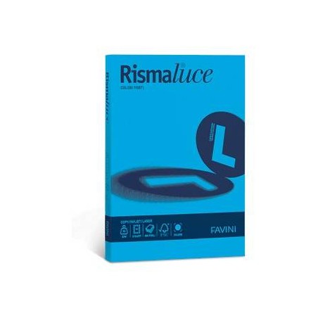 CARTA A4 90gr RISMA COLOR 100fg AZZURRO 55