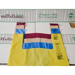 SHOPPER COMPOST MILLELIANE MEDIE 27+7+7x50cm gr.9 300pz...