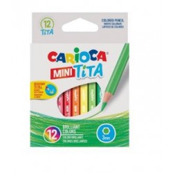 PASTELLI CARIOCA MINI TITA 8,5cm 12pz