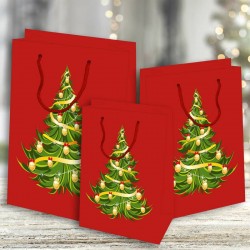 SHOPPER IN CARTA PLASTIFICATA LUCIDA 33x10x45cm ABETE