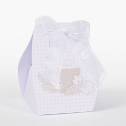 SCATOLINA SACCHETTO COMUNIONE 6x5xh8cm 10pz