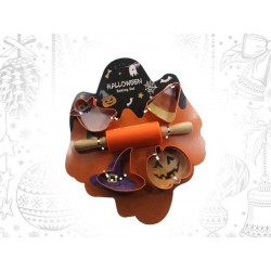 SET FORMINE IN METALLO 5pz HALLOWEEN