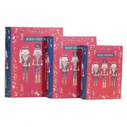 SCATOLA LIBRO SEGRETO SCHIACCIANOCI 52x22x17cm 3/3