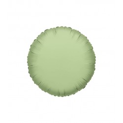 PALLONE MYLAR TONDO VERDE OLIVA ø45cm