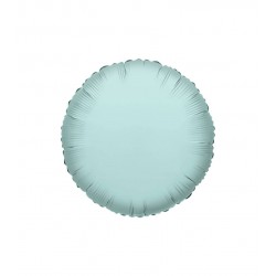 PALLONE MYLAR TONDO VERDE MENTA ø45cm