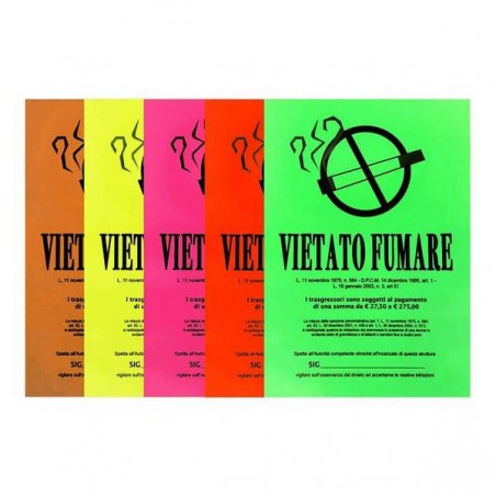 CARTELLO VIETATO FUMARE 20X30
