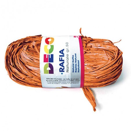RAPHIA NATURALE gr.50 CWR ARANCIO