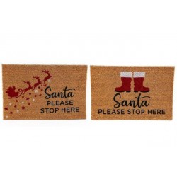 ZERBINO BABBO NATALE FERMATI QUI