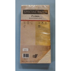 BUSTE 11x22 FLORA AVORIO gr.130 25pz