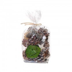 PIGNE E STELLE IN BUSTA COLORI NATURALI