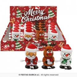 PUPAZZI NATALIZI A MOLLA 6,5cm 1pz ASS.TI