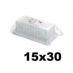 COPERCHIO MEDORO RETTANGOLARE 15x30x9,5cm PET