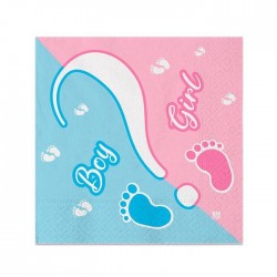 TOVAGLIOLI 25x25 BABY BOY OR GIRL 20pz
