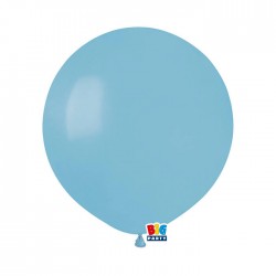 PALLONCINI LATTICE 19" 48cm CELESTE 25pz