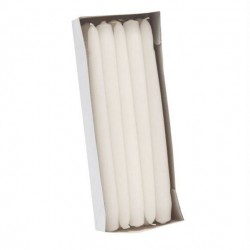 CANDELA STELO AVORIO H24cm ø2,2mm 10pz